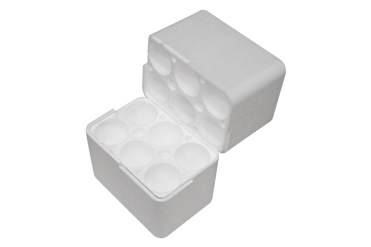 Cassette per bottiglie da 6 con foro tondo